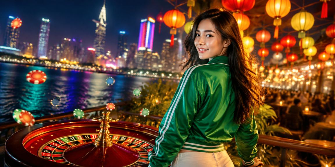 Trò chơi roulette tại sòng bạc TP Hồ Chí Minh với đèn lồng trang trí